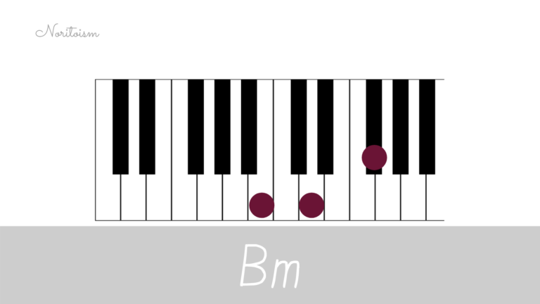 コード【Bm】をピアノで弾く。基本フォーム3種と用途を解説 | Noritoism