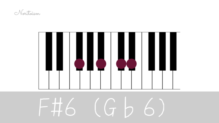 ピアノコード F 6 G 6 を弾く 7コードとの関係も解説 Noritoism