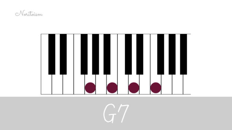 コード G7 をピアノで弾く 基本3種 応用で代理コード展開 Noritoism