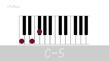 コード【-5】（フラットファイブ）ピアノでの弾き方・使い方。C-5を元に解説