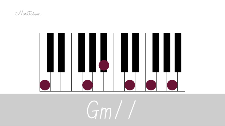 テンションコード【Gm11】をピアノで弾く。マイナーを知ってから 